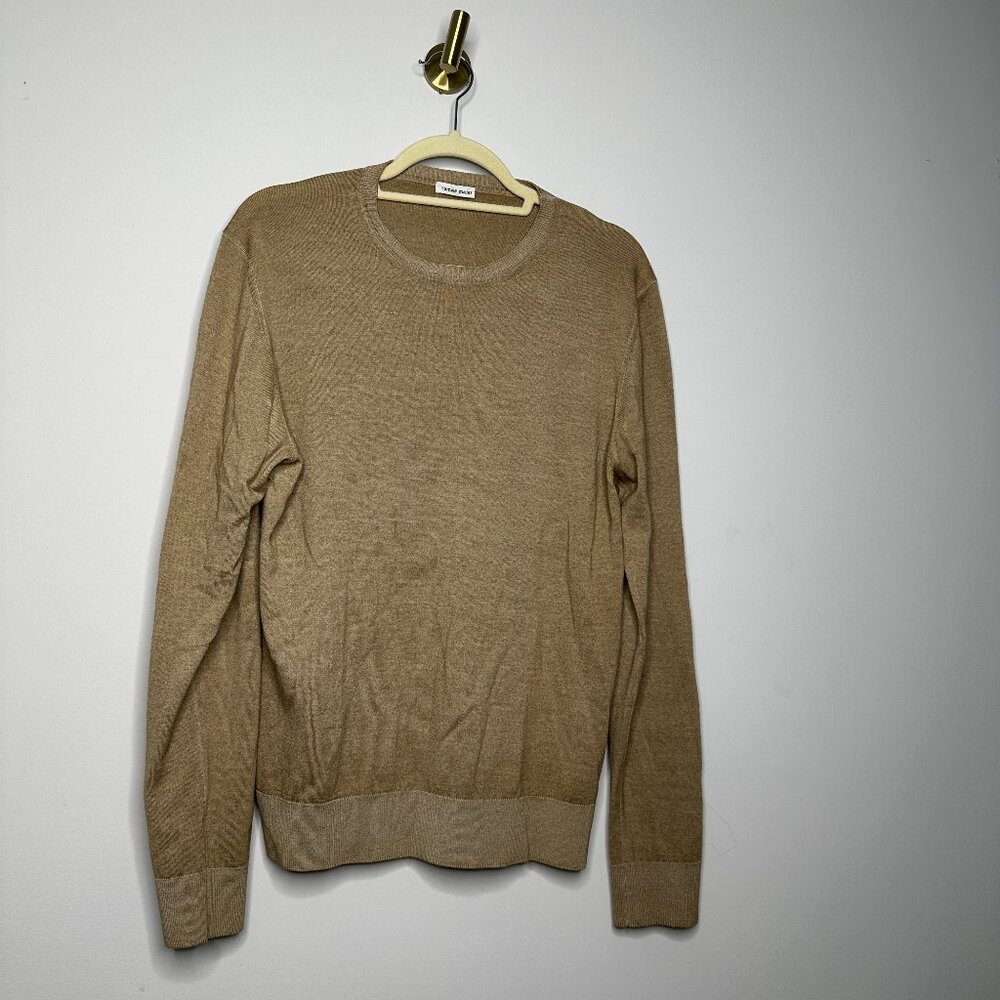 Tomas Maier Tan Wool Sweater Men's Medium